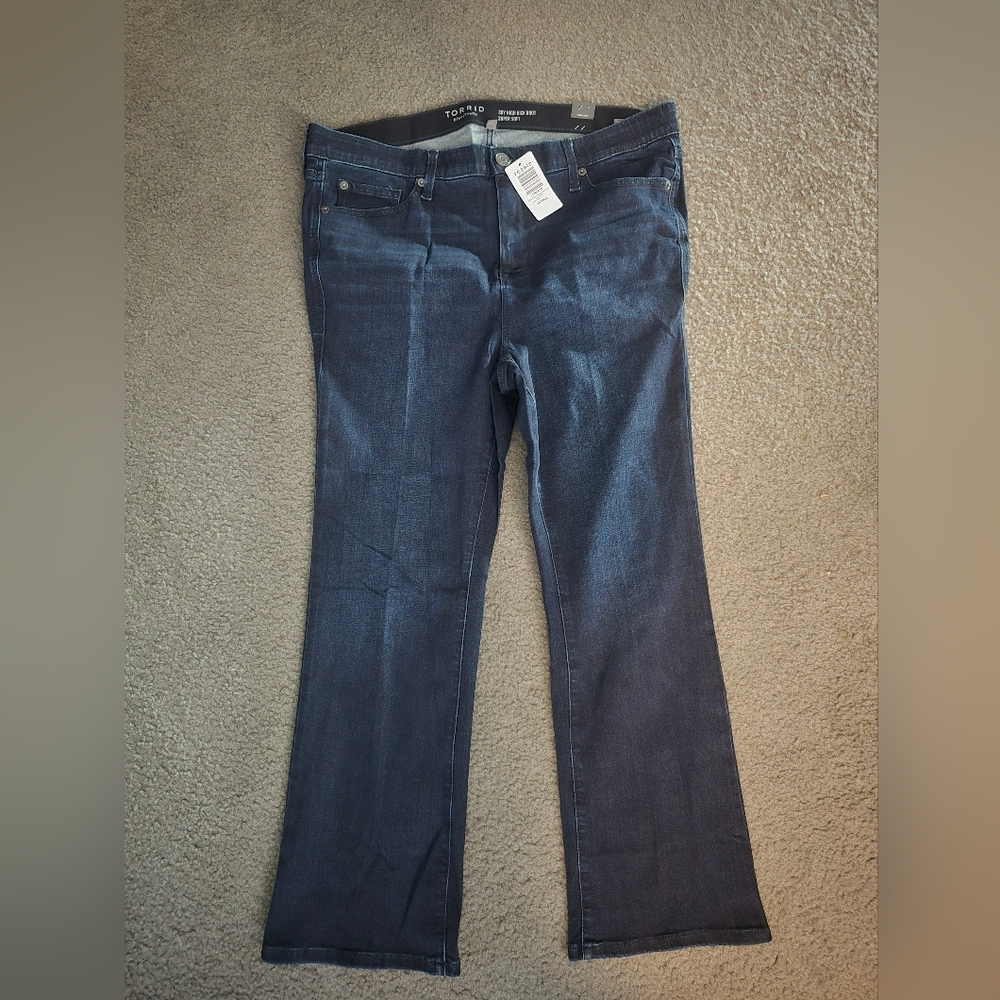 torrid Dark Indigo Ankle Jeans